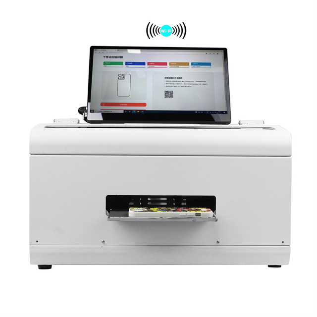 Mini impresora digital ultravioleta de cama plana A4 A5, impresora autónoma para cajas de teléfonos móviles con nube pequeña