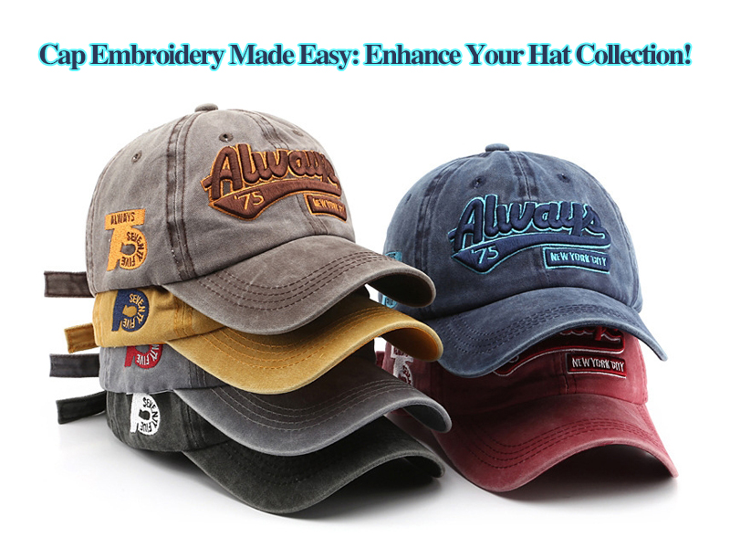 Bordado de gorras de forma sencilla: ¡mejore su colección de gorras!