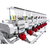 Máquina de bordado de prendas con acabado de ocho cabezales DS-J1208, máquina de bordado de cabezales múltiples para la industria textil