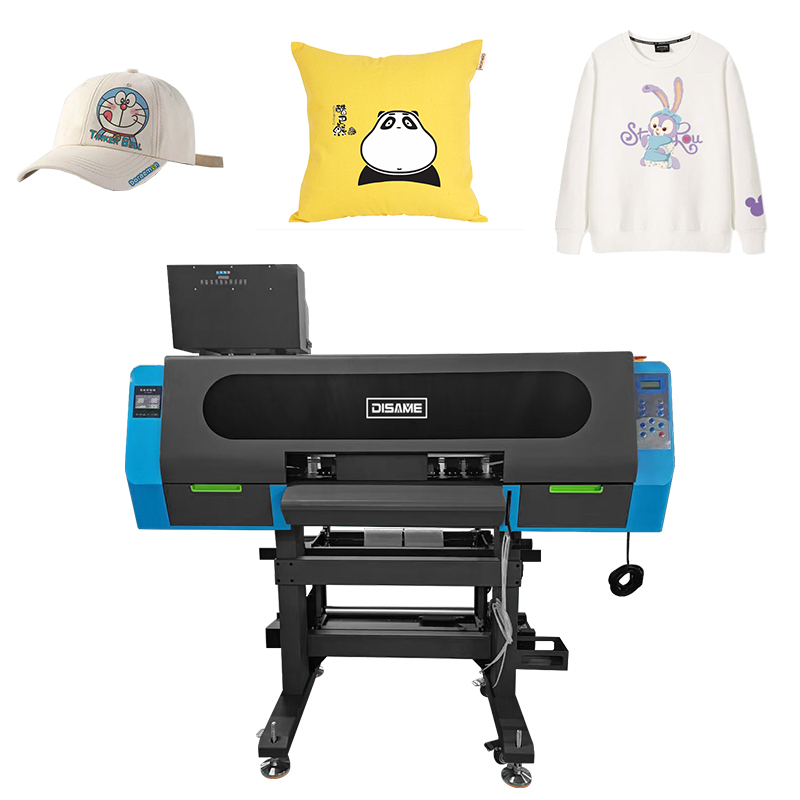 Directo a la película Impresora DTF de 60 cm 5-6 cabezales de impresión para impresión de camisetas Impresora de inyección de tinta DTF Impresora multicolor