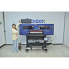 Impresora UV DTF de 60 cm, tinta de etiquetas de cristal, impresión 3D multicolor, precio de fábrica