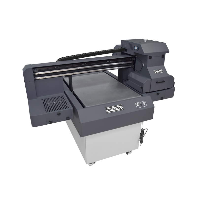 Impresora uv de cama plana multifuncional 6090, impresora de inyección de tinta uv de cristal acrílico, impresora rotativa de cama plana