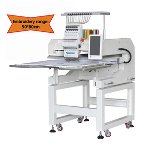 Tipo de puente Máquina de bordado de una sola cabeza 50*80 Área de bordado