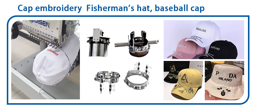 gorra de pescador bordada, gorra de béisbol