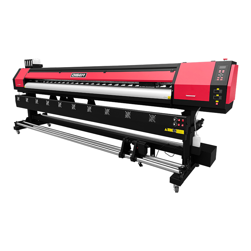 Máquina de impresión de papel tapiz con bandera de vinilo de PVC, inyección de tinta Digital, DS-MC2502P, impresora solvente ecológica de gran formato de 2,5 M