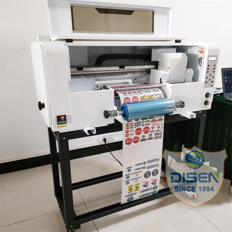 DS-HY300W Impresora de película UV Dtf de 30cm, rollo a rollo 3D A3 directo a película, impresora Uv de cama plana de inyección de tinta Digital para película A/B
