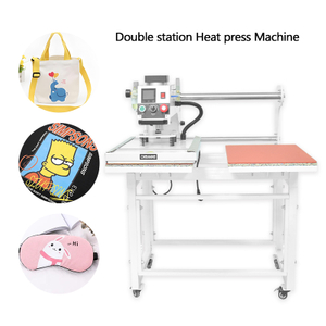Máquina de prensado en caliente neumática automática Máquina de transferencia de calor profesional de 40*60CM