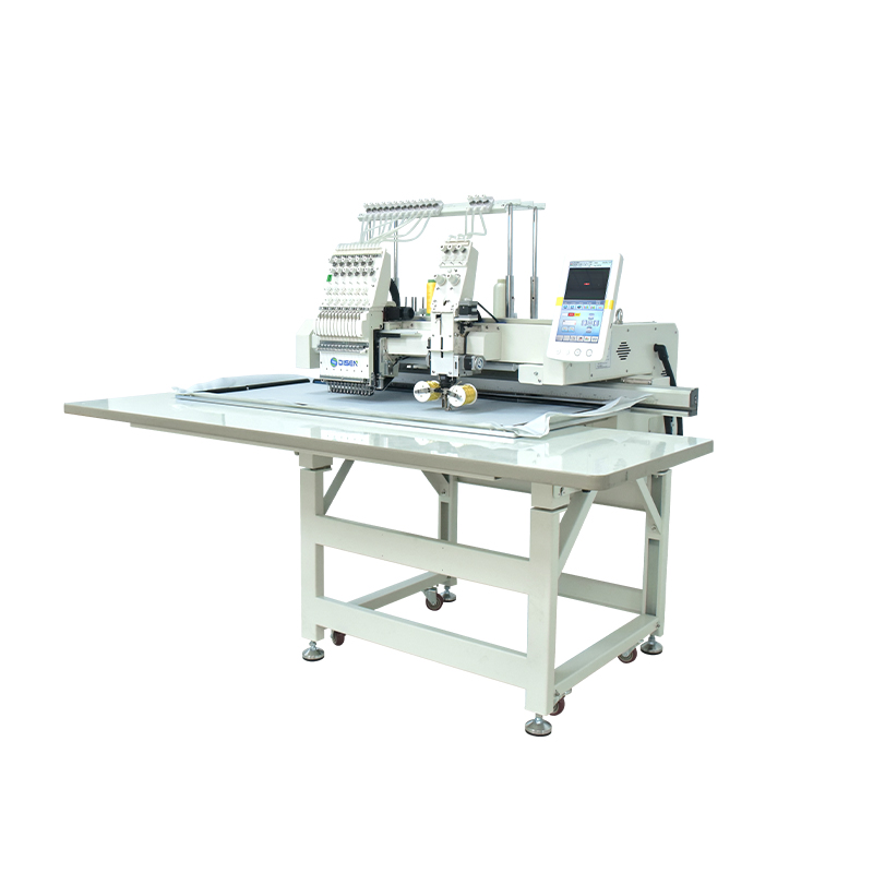 Bordado de la camiseta del sombrero del casquillo de la máquina 1200*500m m del bordado que graba con cordón