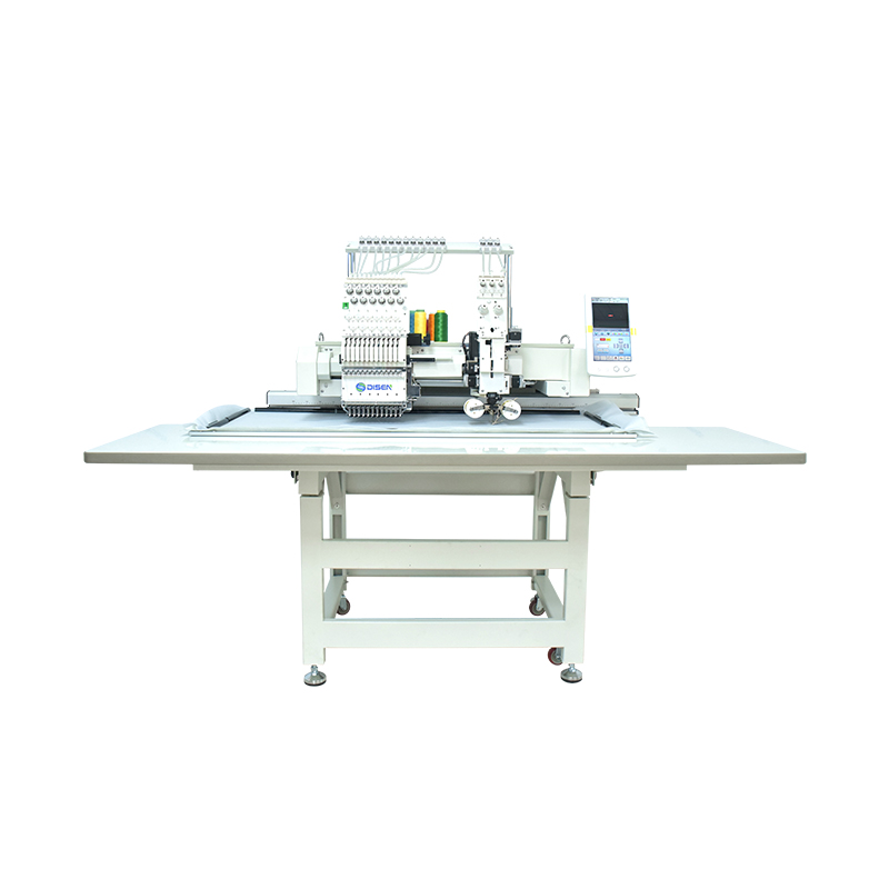 Bordado de la camiseta del sombrero del casquillo de la máquina 1200*500m m del bordado que graba con cordón