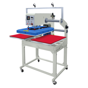 Máquina de prensado en caliente neumática de doble cara con impresión por transferencia térmica de doble estación de DS-7C para camisetas de 40x60cm