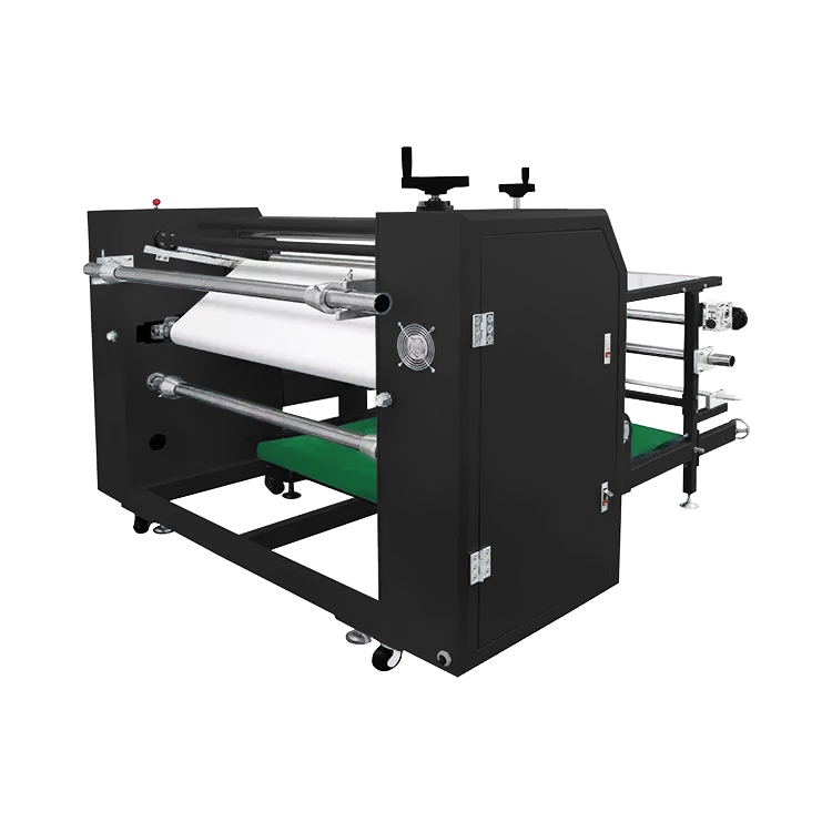 DS-26B 1,2x210 1200mm máquina de prensa de transferencia de calor rotativa de sublimación de tela de rollo neumático comercial