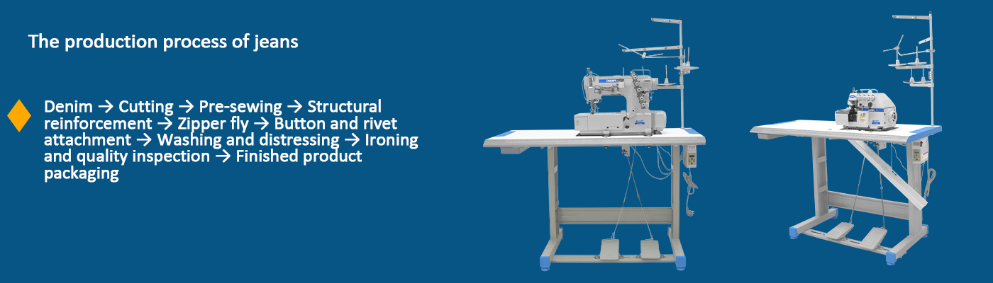 El proceso de producci&oacute;n de jeans.