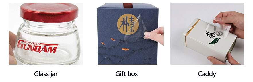 Frasco de vidrio, caja de regalo, 