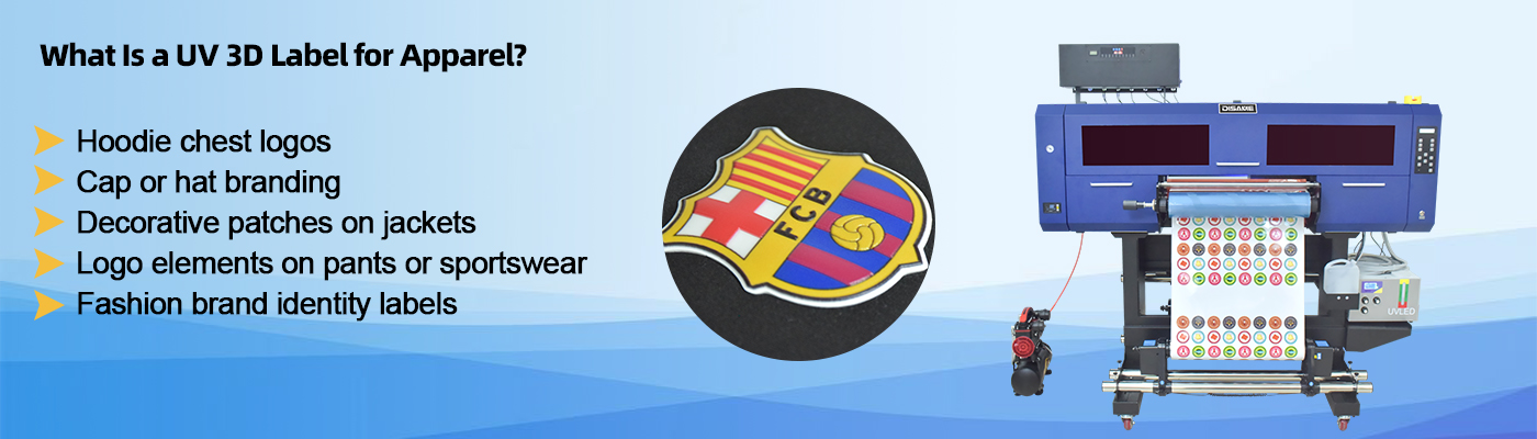 &iquest;Qu&eacute; es una etiqueta UV 3D para prendas de vestir?