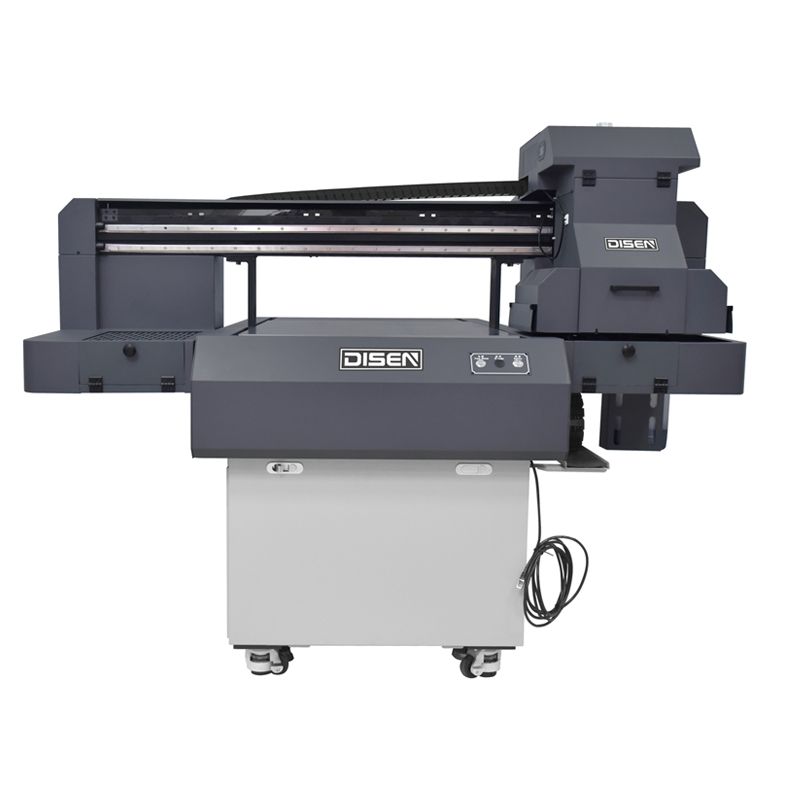 Impresora uv de cama plana multifuncional 6090, impresora de inyección de tinta uv de cristal acrílico, impresora rotativa de cama plana