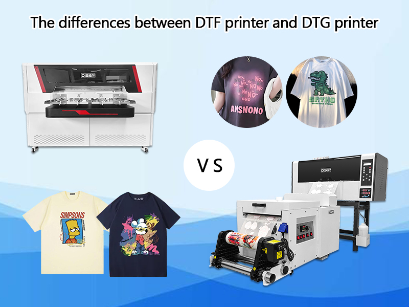 Las diferencias entre la impresora DTF y la impresora DTG