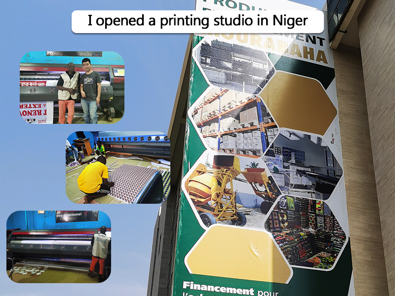 Abrí un estudio de impresión en Níger