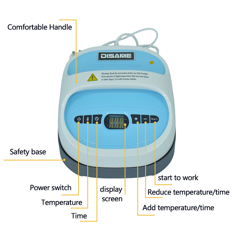 Pantalla de detalles de la m&aacute;quina de prensado en caliente 