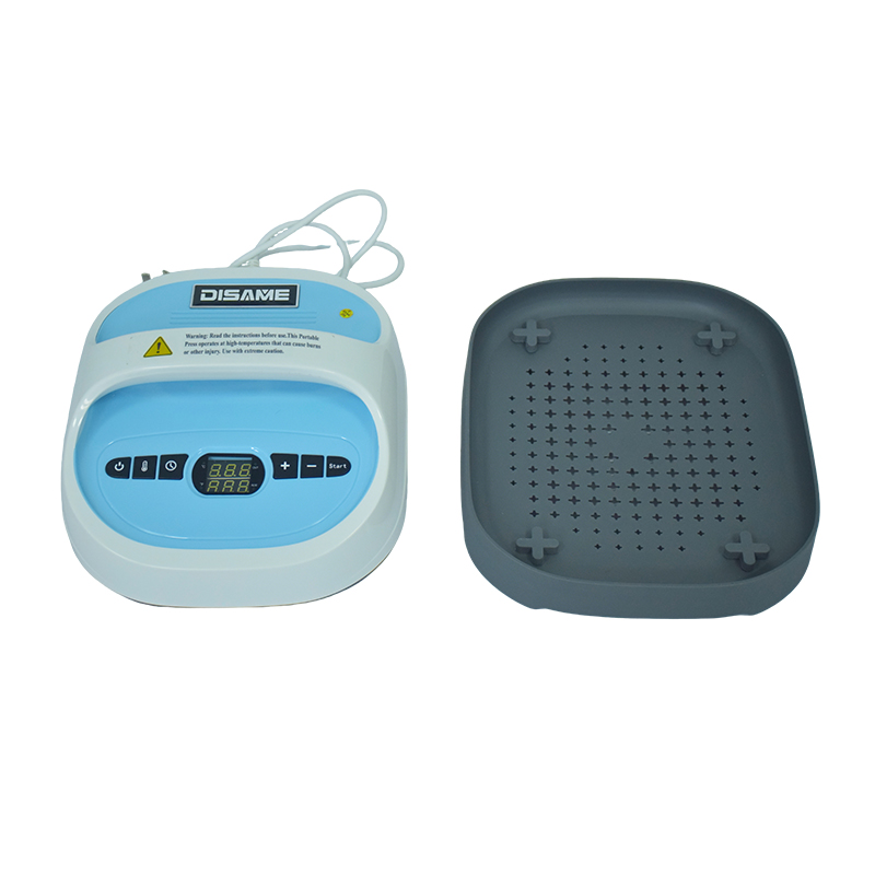 Máquina de prensado en caliente por sublimación de mano con mini transferencia de calor con base de seguridad para camisetas