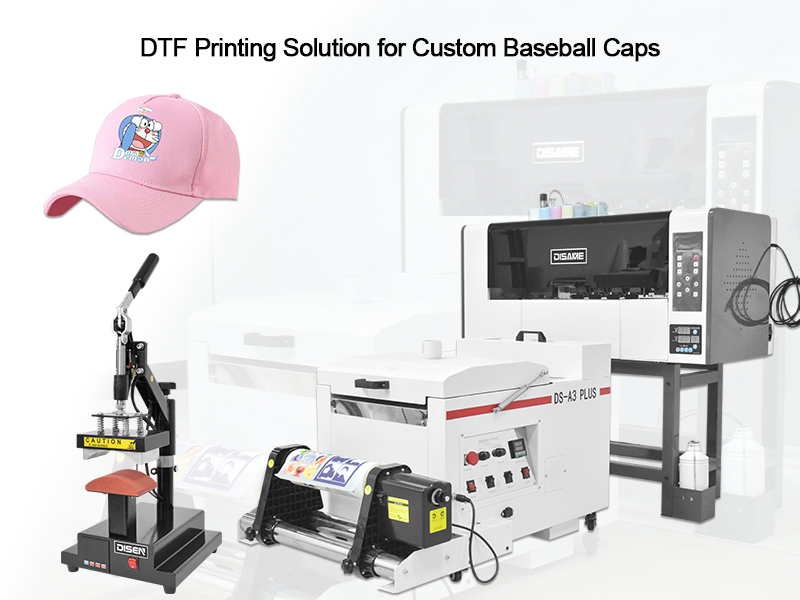 Solución de impresión DTF para gorras de béisbol personalizadas