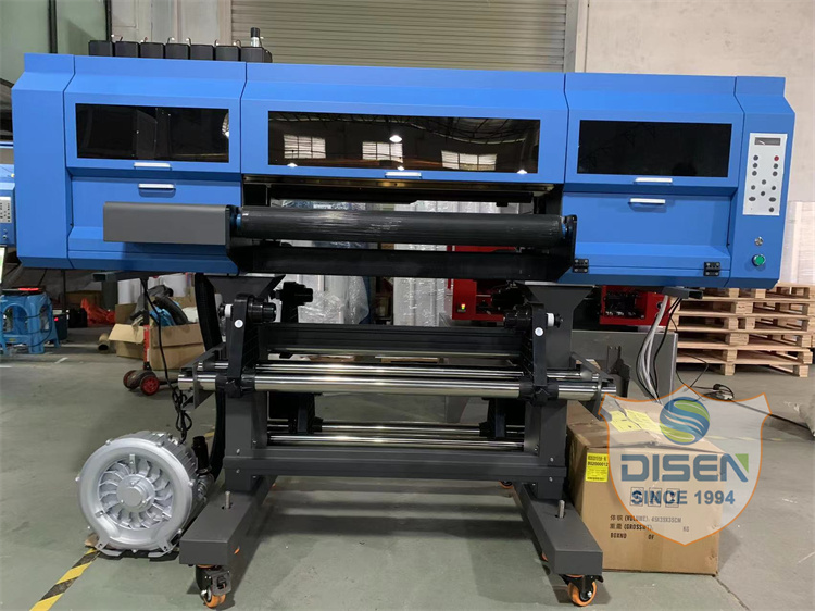 Impresora de película Uv Dtf, fabricante de DS-HY800W, todo en uno, 2 en 1, A1, 60cm, impresora de pegatinas Uv Dtf con laminador