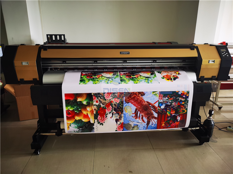  Plotter de cabezal de impresión Xp600 de 1,8 m, lienzo de gran formato, cartel de vinilo, cartel, impresora solvente ecológica de inyección de tinta