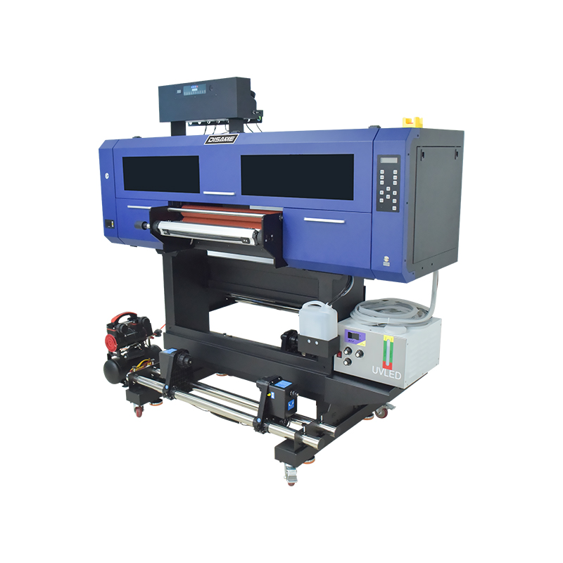 Impresora UV DTF de 60 cm, tinta de etiquetas de cristal, impresión 3D multicolor, precio de fábrica