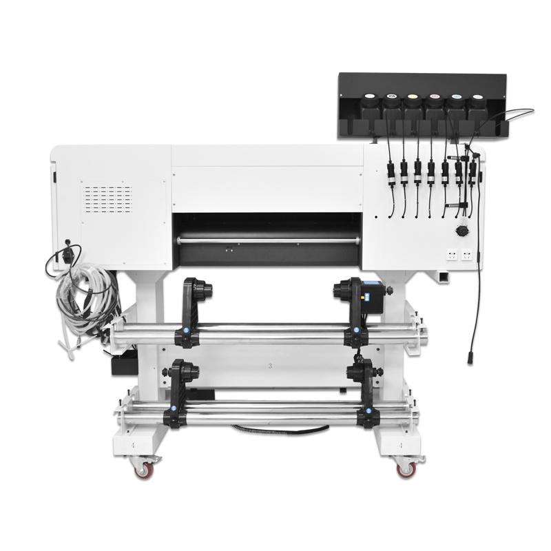 Impresora UV DTF de 60 cm con impresión de pegatinas de cristal I3200