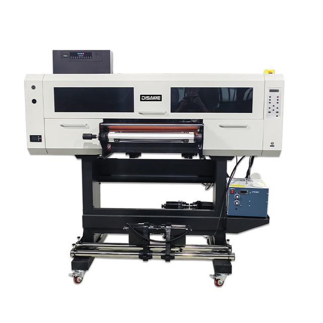 Máquina de impresión de pegatinas de 60 cm a una taza de vidrio acrílico UV DTF Impresora