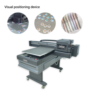 Impresora Uv 6090 de cama plana con posicionamiento visual para acrílico metal vidrio plástico