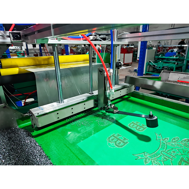Máquina automática para agitar diamantes de imitación de dos colores, ropa de aluminio multimaterial