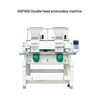 Máquina de bordado computarizada de doble cabezal Disen 600*600 mm