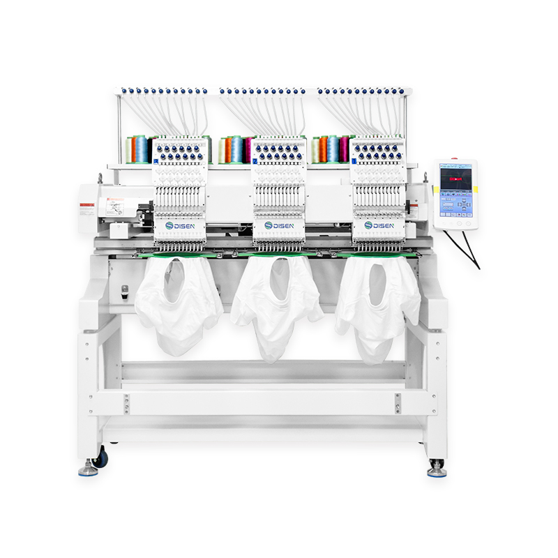 DS-J1203 Tres cabezas 12 Máquina de bordado de agujas
