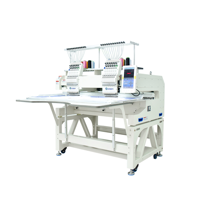 Máquina de bordado computarizada de doble cabezal Disen 600*600 mm